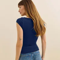 Women's Top Spice Girls Slim-fit Short-sleeved Summer  Solid Color Bottoming T-shirt  Foreign Trade New Style main image 3