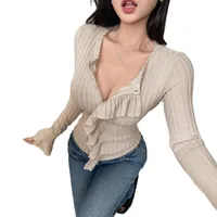 Women's Knitwear Long Sleeve Sweaters & Cardigans Classic Style Streetwear Solid Color main image 5