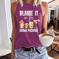 Women's Vest Tank Tops Streetwear Solid Color main image 2