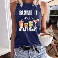 Women's Vest Tank Tops Streetwear Solid Color main image 3