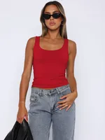 Spring And Summer New Y2K Sexy Spice Girls Women's Sleeveless Square Collar Casual Basic Navel Camisole Women's Vest sku image 14