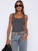 Spring And Summer New Y2K Sexy Spice Girls Women's Sleeveless Square Collar Casual Basic Navel Camisole Women's Vest sku image 23