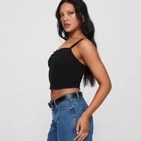 Style  New Hot Selling Pleated Vest Slim-fit Ultra-short Navel Sling Spring And Summer main image 3