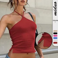 Women's Street Hot Girl Sling Top With Halter Backless All-match Sexy Street Vest For Women main image 1