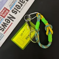 New Miu Tennis Pendant Accessories Keychain Women's Hanging Accessories Ins Handmade Rope Decoration Tag Jewelry main image 2