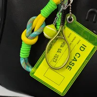 New Miu Tennis Pendant Accessories Keychain Women's Hanging Accessories Ins Handmade Rope Decoration Tag Jewelry main image 5