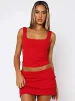 Spring And Summer Y2K Women's Lace Square Collar Sexy Hot Girl Slim Solid Color Vest Top sku image 20