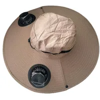 Unisex Retro Simple Style Solid Color Big Eaves Sun Hat sku image 9