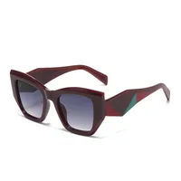Hip-Hop Punk Streetwear Color Block PC UV400 Protection Tinted Lenses Polygon Full Frame Glasses main image 6