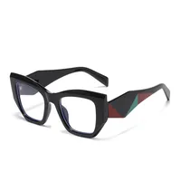 Hip-Hop Punk Streetwear Color Block PC UV400 Protection Tinted Lenses Polygon Full Frame Glasses main image 7