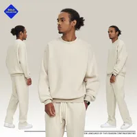 Men's Sweater/Fleece Shirt Pullovers Long Sleeve Men's Hoodies & Sweatshirts American Retro Solid Color main image 2