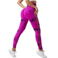Classic Style Sport Style Tie Dye Nylon Spandex Active Bottoms Yoga Pants Sweatpants main image 2
