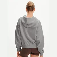 Designed  Explosions Personality Tide Brand Half Zipper Sweater Fashion Loose Pullover Hoodie Long Sleeve Jacket Wholesale main image 4