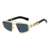 Elegant Hip-Hop Lady Solid Color PC UV400 Protection Square Full Frame Glasses main image 1