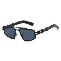 Elegant Hip-Hop Lady Solid Color PC UV400 Protection Square Full Frame Glasses main image 2