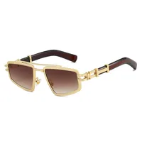 Elegant Hip-Hop Lady Solid Color PC UV400 Protection Square Full Frame Glasses main image 4