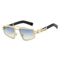 Elegant Hip-Hop Lady Solid Color PC UV400 Protection Square Full Frame Glasses main image 5