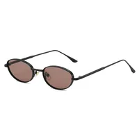 Elegant Lady Simple Style Solid Color PC UV400 Protection Cat Eye Full Frame Glasses main image 4