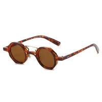 Hip-Hop Exaggerated Lady Solid Color PC Round Frame Full Frame Glasses sku image 6