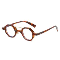 Hip-Hop Exaggerated Lady Solid Color PC Round Frame Full Frame Glasses sku image 8