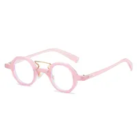Hip-Hop Exaggerated Lady Solid Color PC Round Frame Full Frame Glasses sku image 10
