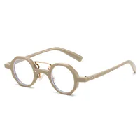 Hip-Hop Exaggerated Lady Solid Color PC Round Frame Full Frame Glasses sku image 12