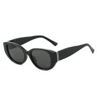 Elegant Basic Lady Solid Color PC Oval Frame Full Frame Glasses main image 5