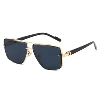 Elegant Basic Lady Solid Color PC UV400 Protection Square Frameless Glasses main image 1