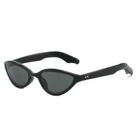 Elegant Hip-Hop Lady Solid Color PC Round Frame Full Frame Glasses main image 5