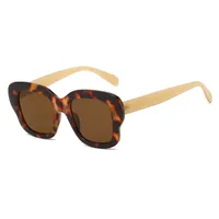 Elegant Basic Lady Solid Color Ac Square Full Frame Glasses main image 3