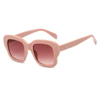 Elegant Basic Lady Solid Color Ac Square Full Frame Glasses sku image 6