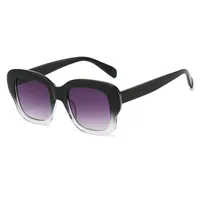 Elegant Basic Lady Solid Color Ac Square Full Frame Glasses sku image 2
