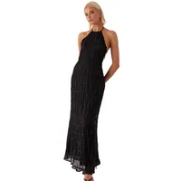 Spring And Summer Hot Women's Sexy Fashion Neck Strap Pleated Lace Vacation Style Dress main image 5