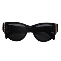 Casual Elegant Streetwear Oval PC UV400 Protection Resin Oval Frame Full Frame Glasses main image 8