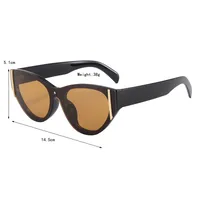 Casual Elegant Streetwear Oval PC UV400 Protection Resin Oval Frame Full Frame Glasses main image 10