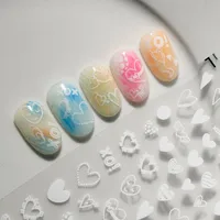 IG Style Cartoon Style Cute Heart Shape Bird Nail Stickers Nail Decoration Accessories main image 6