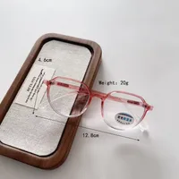 Casual Streetwear Oval Pc Resin Oval Frame Full Frame Glasses sku image 6