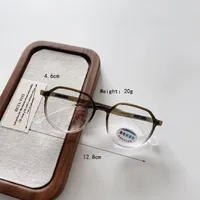 Casual Streetwear Oval Pc Resin Oval Frame Full Frame Glasses main image 10