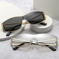 Casual Geometric Pc Special-Shaped Mirror Full Frame Glasses main image 1