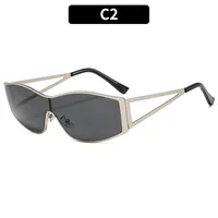Casual Geometric Pc Special-Shaped Mirror Full Frame Glasses sku image 2