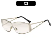 Casual Geometric Pc Special-Shaped Mirror Full Frame Glasses sku image 3