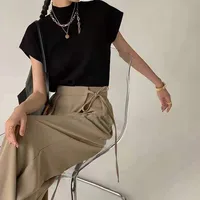 Women's T-shirt Short Sleeve T-Shirts Casual Elegant Solid Color sku image 1