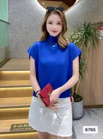 Women's T-shirt Short Sleeve T-Shirts Casual Elegant Solid Color sku image 4