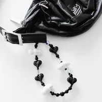 Acrylic Artificial Crystal Plastic Clouds Heart Shape Cute Sweet Mobile Phone Lanyard Phone Cases main image 3