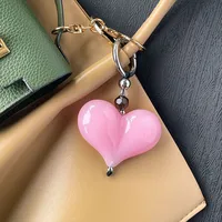 Alloy Resin Heart Shape Cute Bag Pendant Mobile Phone Pendant Keychain Phone Cases main image 5