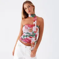 Women's Bandeau Tank Tops Streetwear 3D Effect main image 1