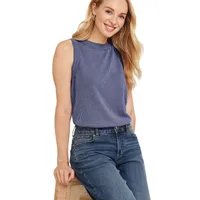 New   Women's  Fashion Round Neck Vest Sleeveless Solid Color Rib Vest Top Women main image 5