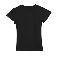 Summer CZZHANG New-style Luli-style Multi-color Niche All-match Simple Basic Short-sleeved T-shirt For Women A10099 sku image 16