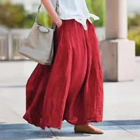 Women's Skirt Simple Style Classic Style Solid Color Maxi Long Dress Daily Street sku image 4