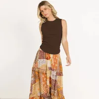 Designed   Spring And Summer New Explosions Y2K Solid Color Slim Fit Thread Sleeveless Outer Wear Vest Top Women main image 2